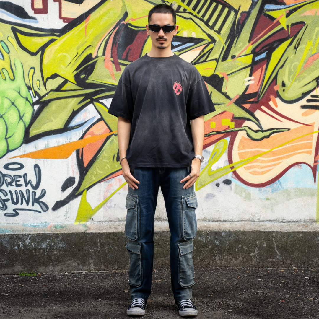DC Clothing : Flame Oversized Tee