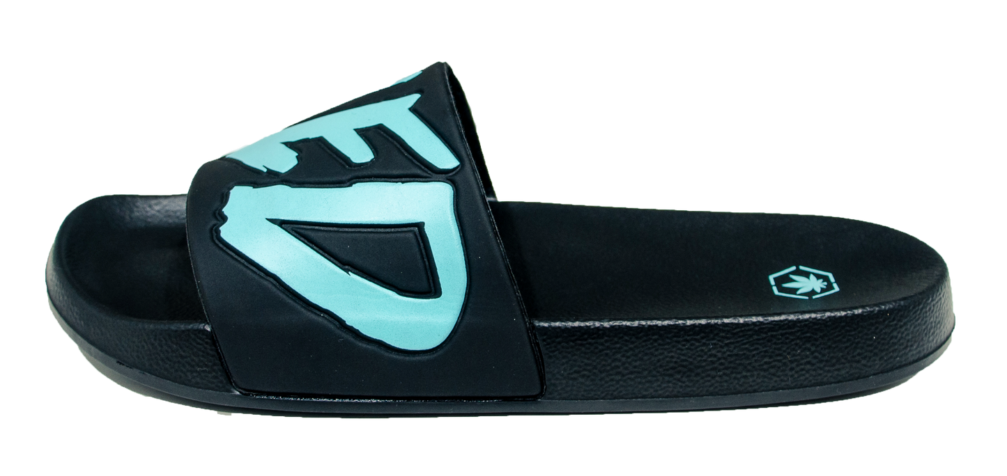 STONED LOGO SANDALS