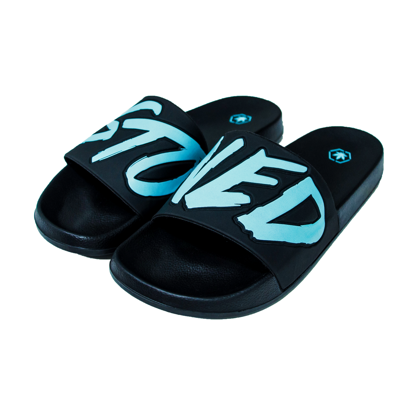 STONED LOGO SANDALS