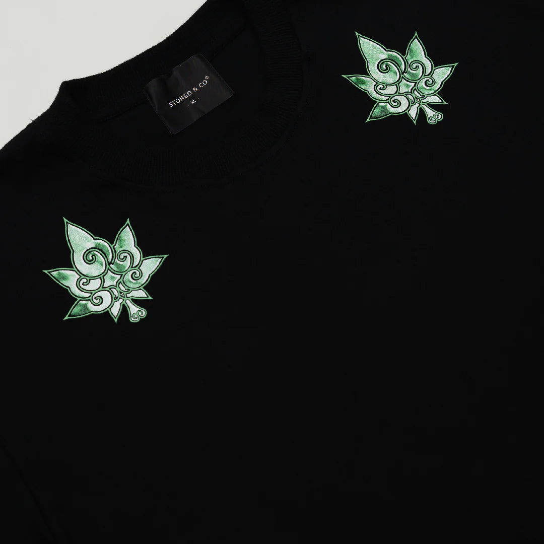 Stoned&Co Golden Jade : Jade UIP Tee Black