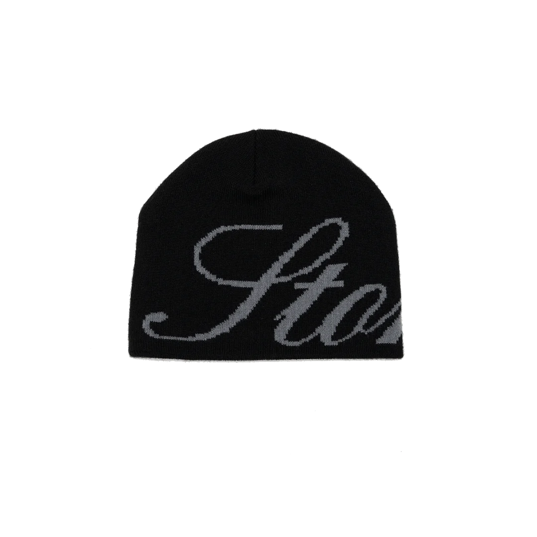 Stoned&Co Void : Cursive Logo Beanie Black
