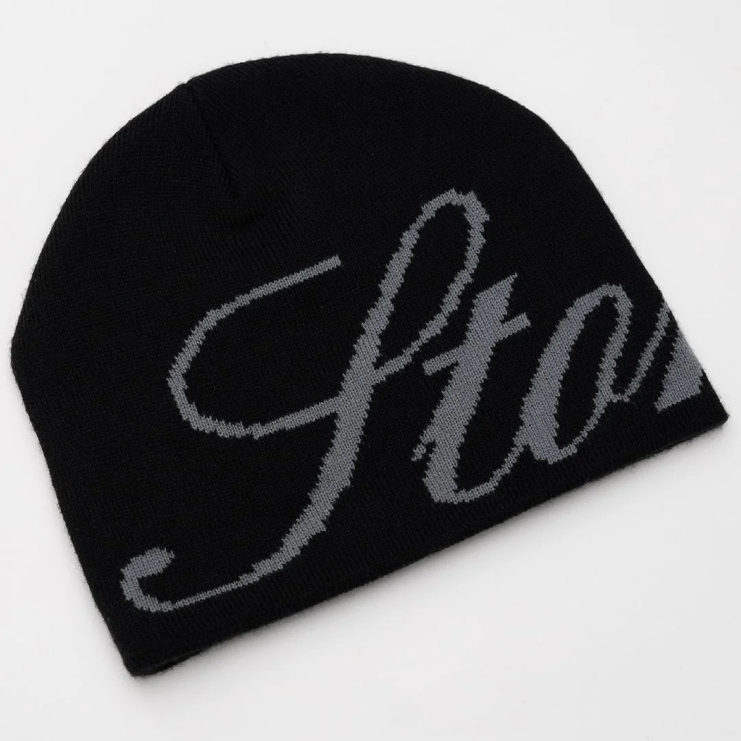 Stoned&Co Void : Cursive Logo Beanie Black