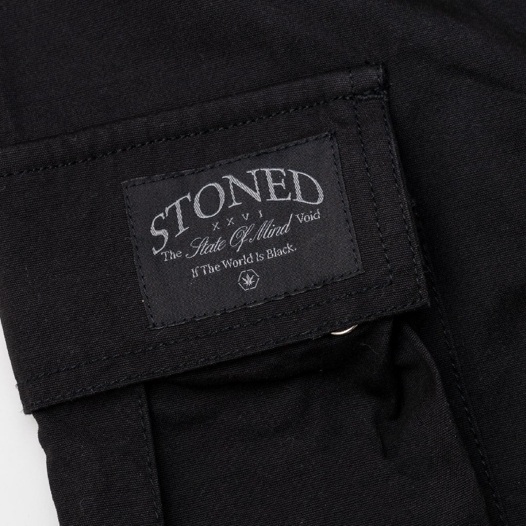 STONED WIDE FIT CARGO PANTS