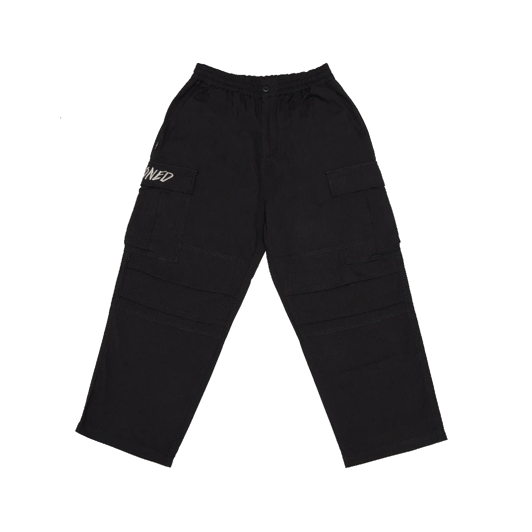 STONED WIDE FIT CARGO PANTS