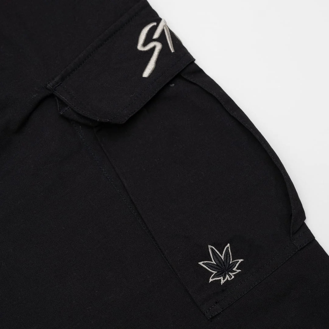 STONED WIDE FIT CARGO PANTS