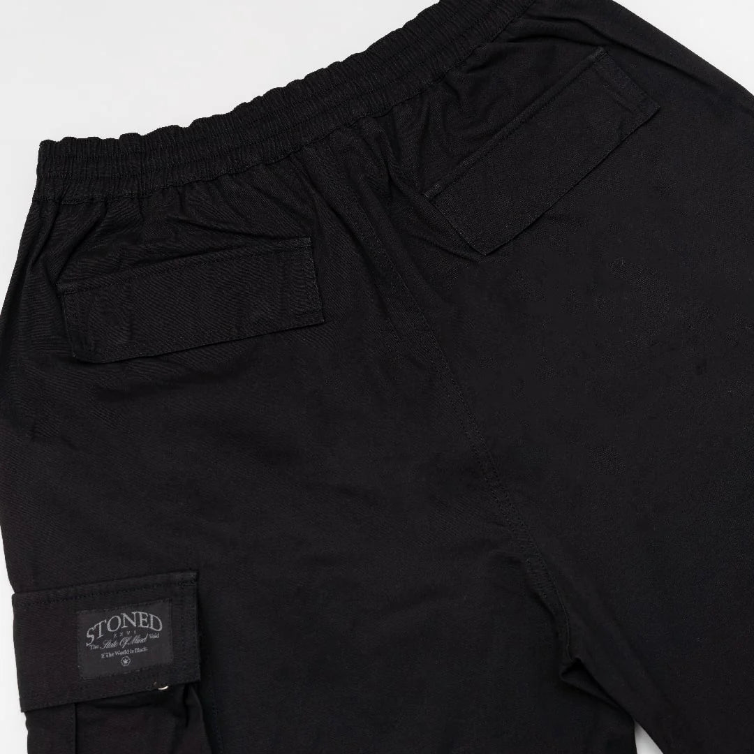STONED WIDE FIT CARGO PANTS