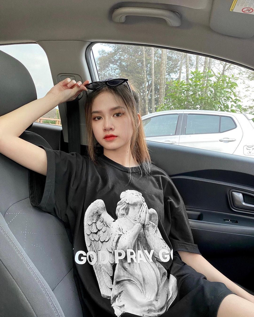 FRDCO : God Pray God Tee Black