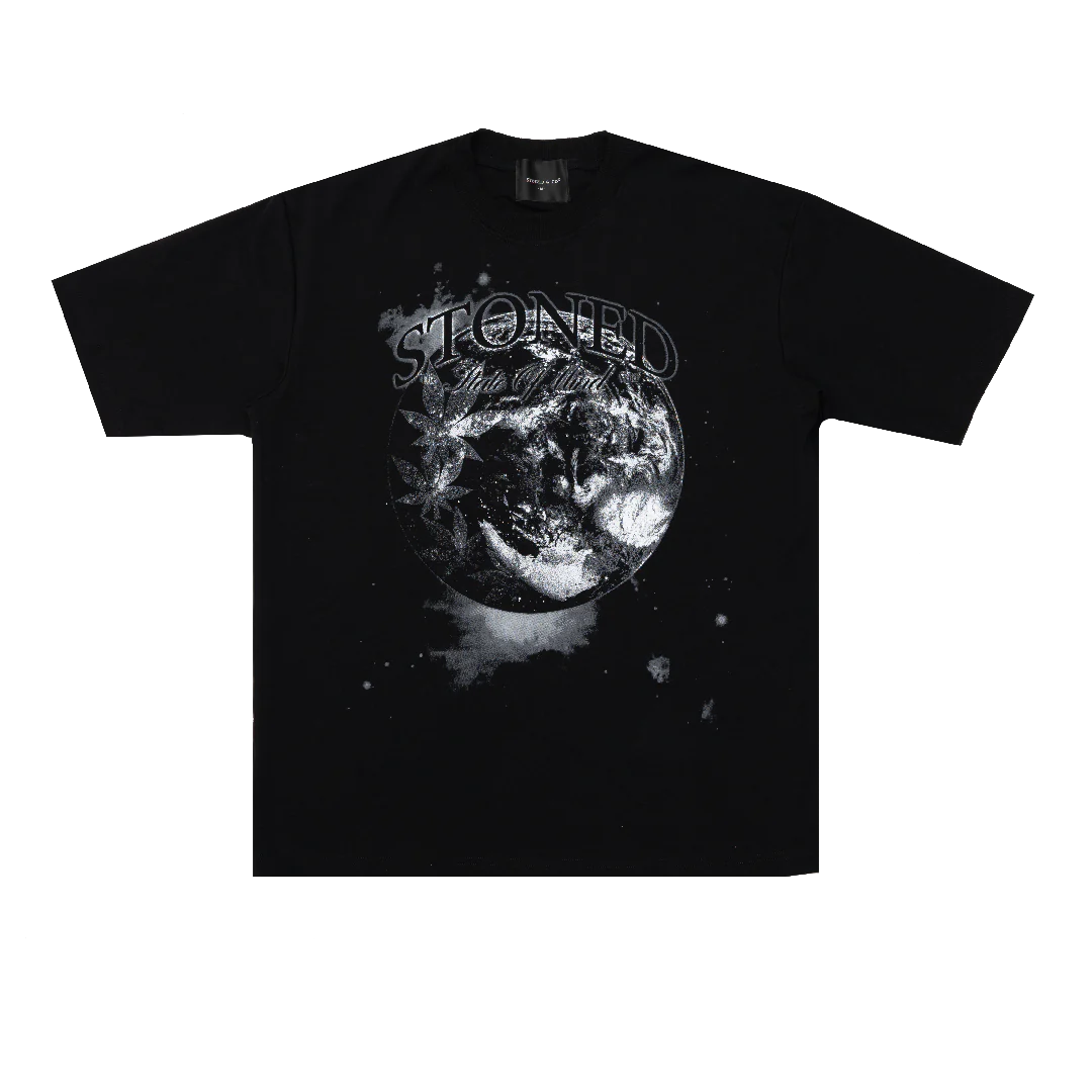 Stoned&Co Void : World Tee Black
