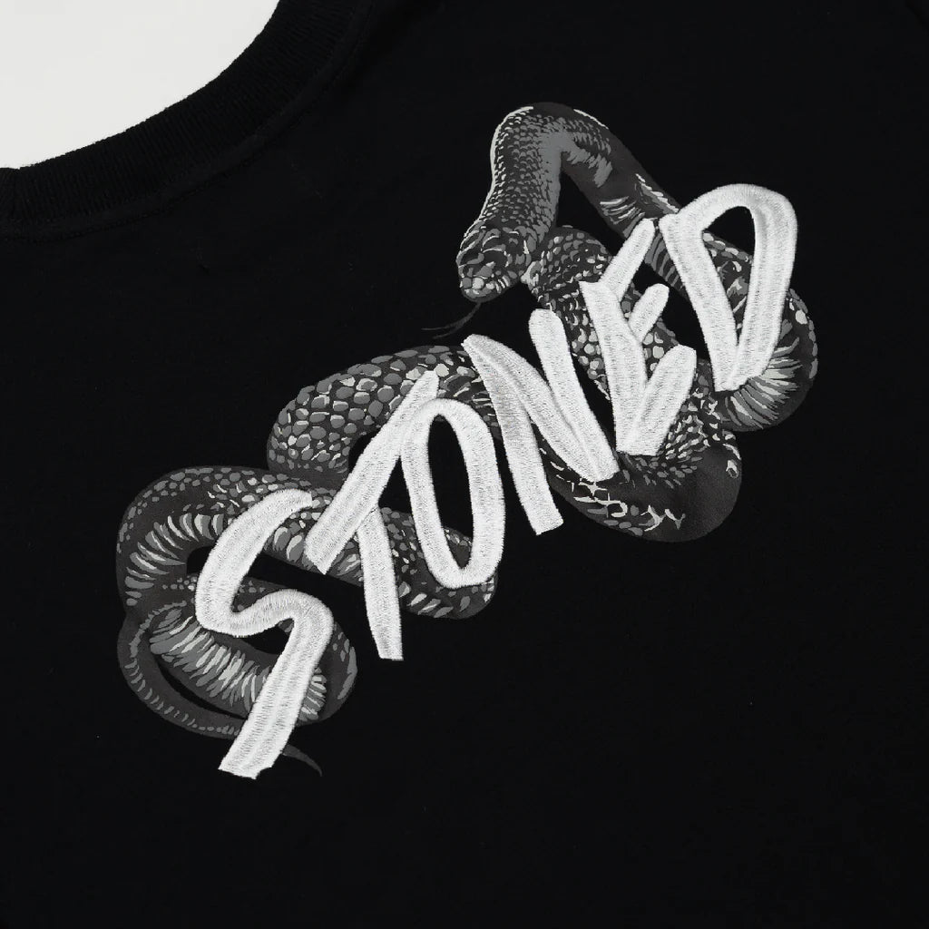 Stoned&Co Mystic : Genetic Snake Tee Black