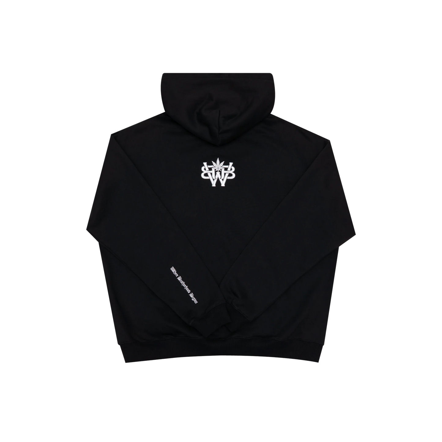 Stoned&Co WBB25 : Quad Zipped Up Hoodie Black