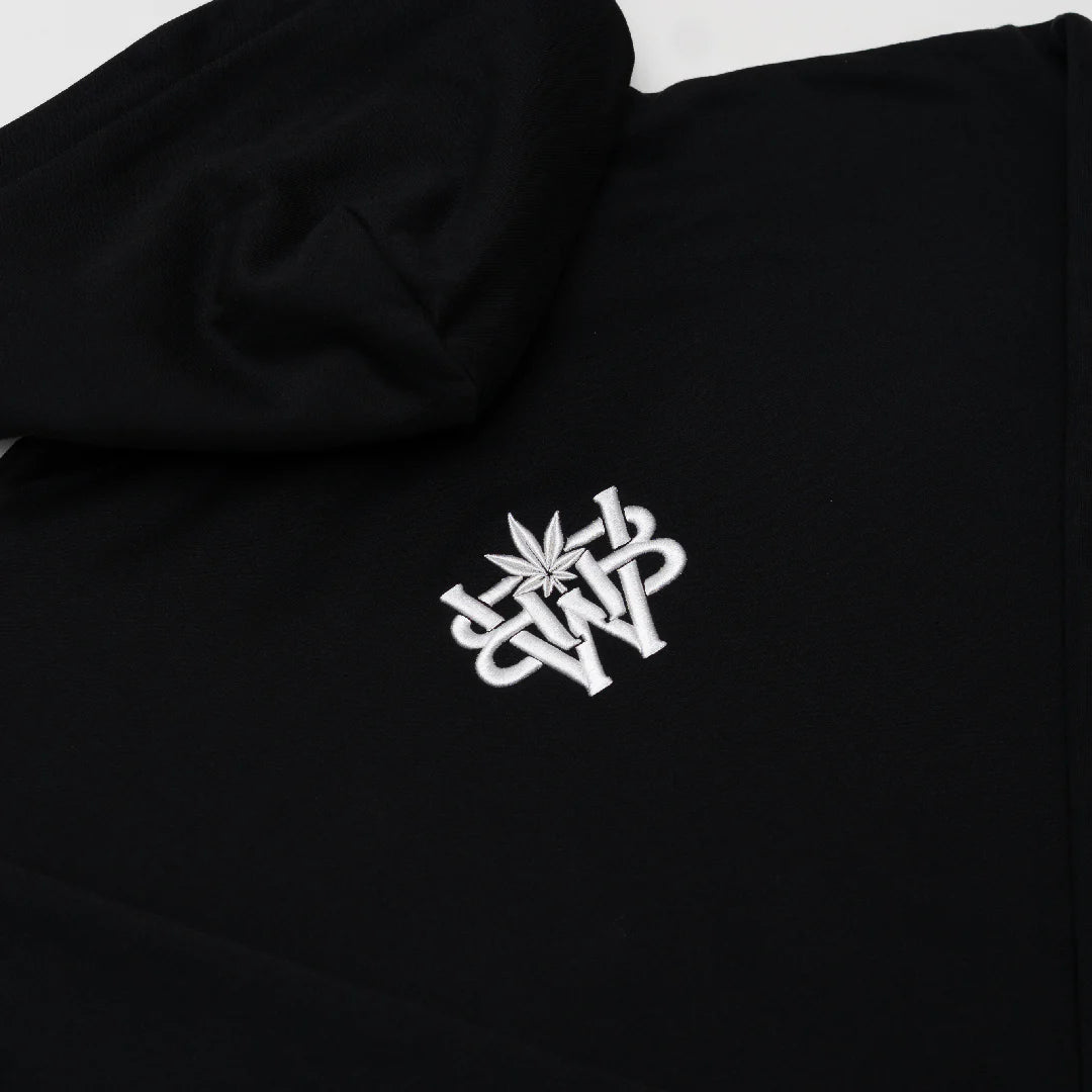 Stoned&Co WBB25 : Quad Zipped Up Hoodie Black