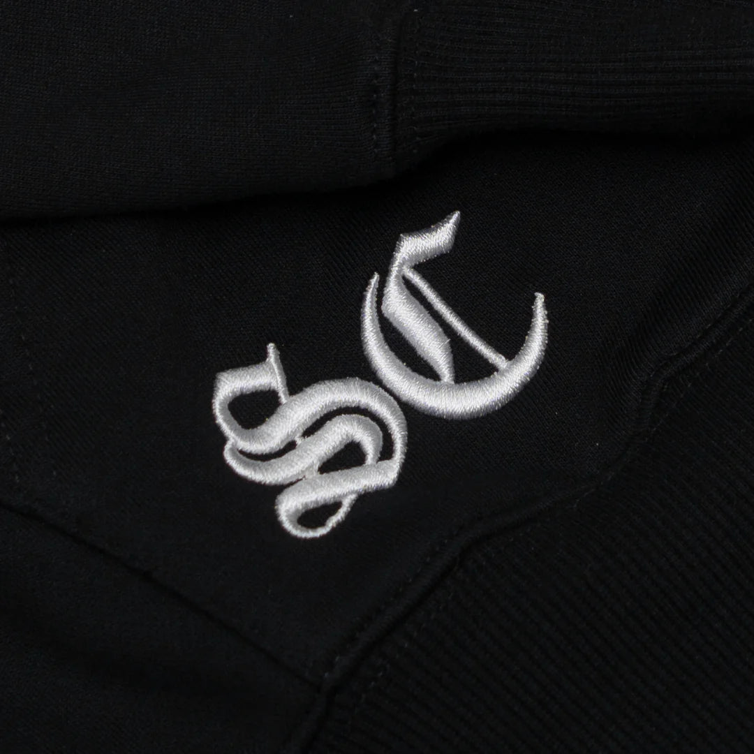 Stoned&Co WBB25 : Quad Zipped Up Hoodie Black
