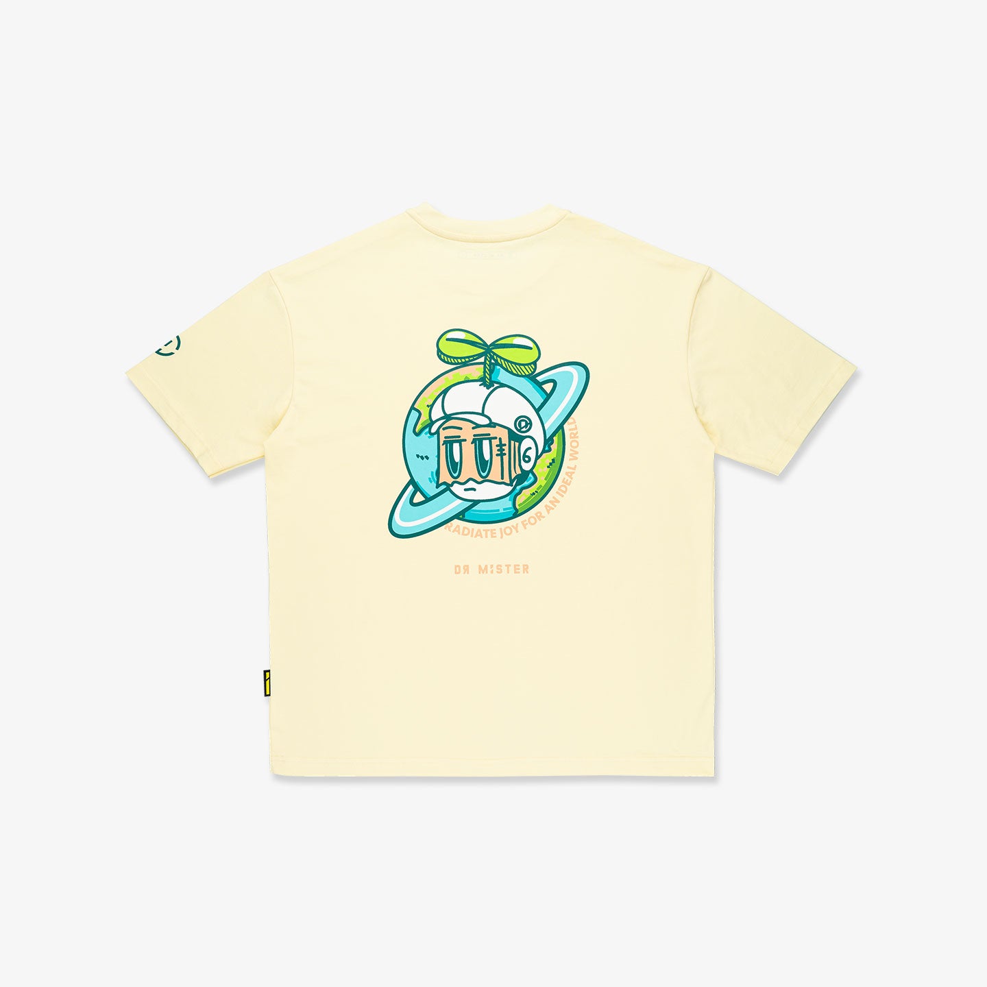 Dr Mister : Planet Broad Tee Yellow