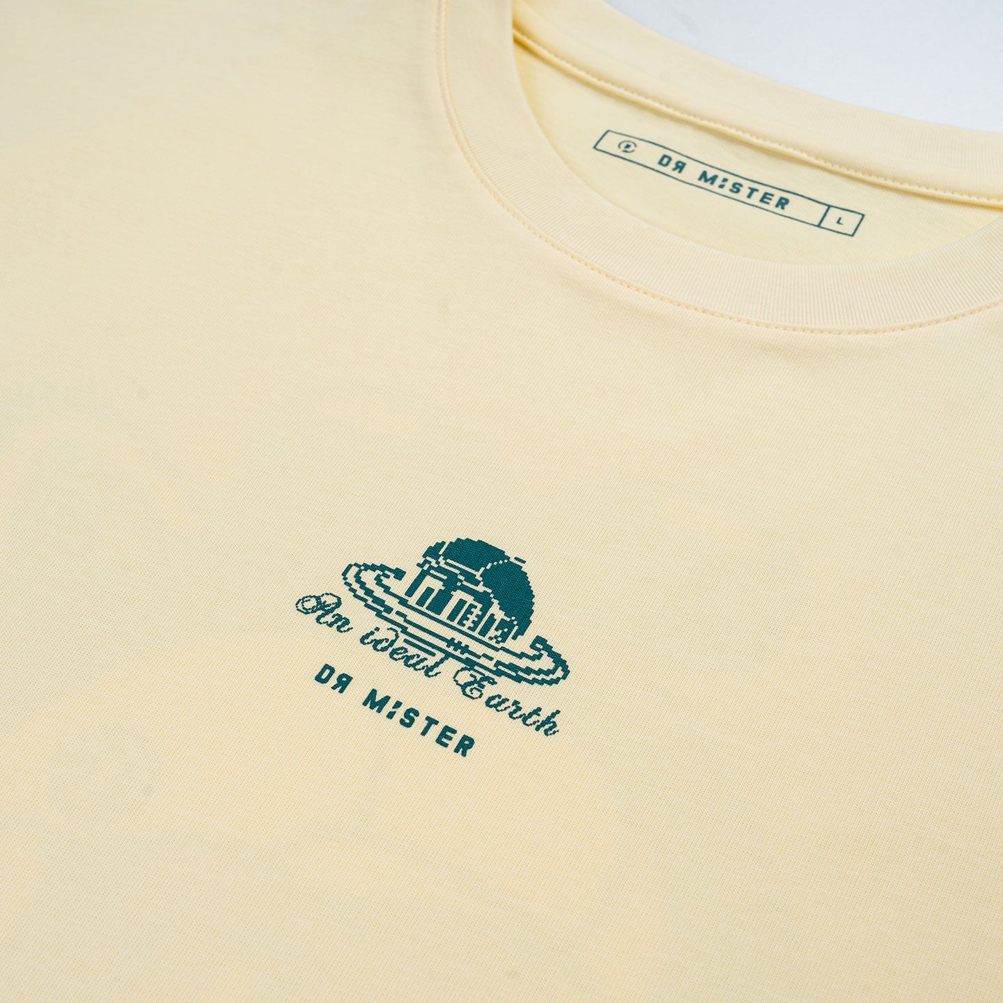 Dr Mister : Planet Broad Tee Yellow