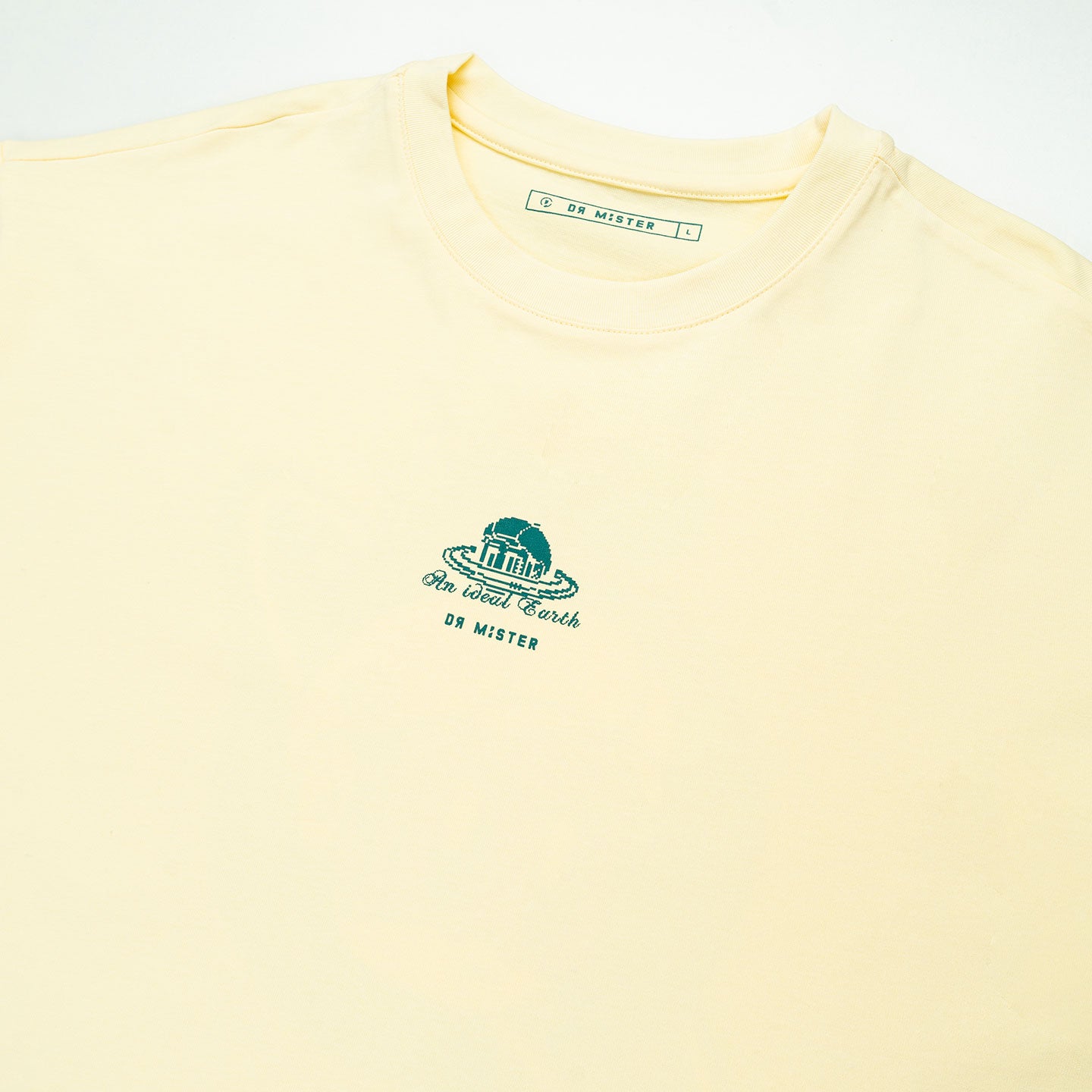 Dr Mister : Planet Broad Tee Yellow