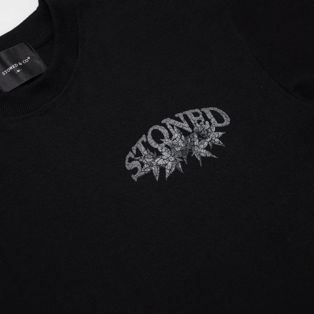 Stoned&Co Void : Vintage Maple Tee Black