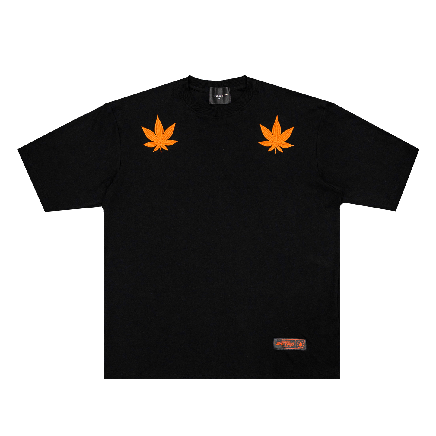 Stoned&Co Stoned Retro : Maple UIP Tee Black