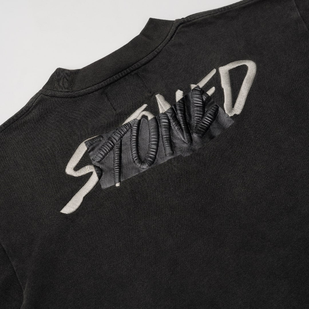 Stoned&Co Void : Stamp Genetic Washed Tee Black