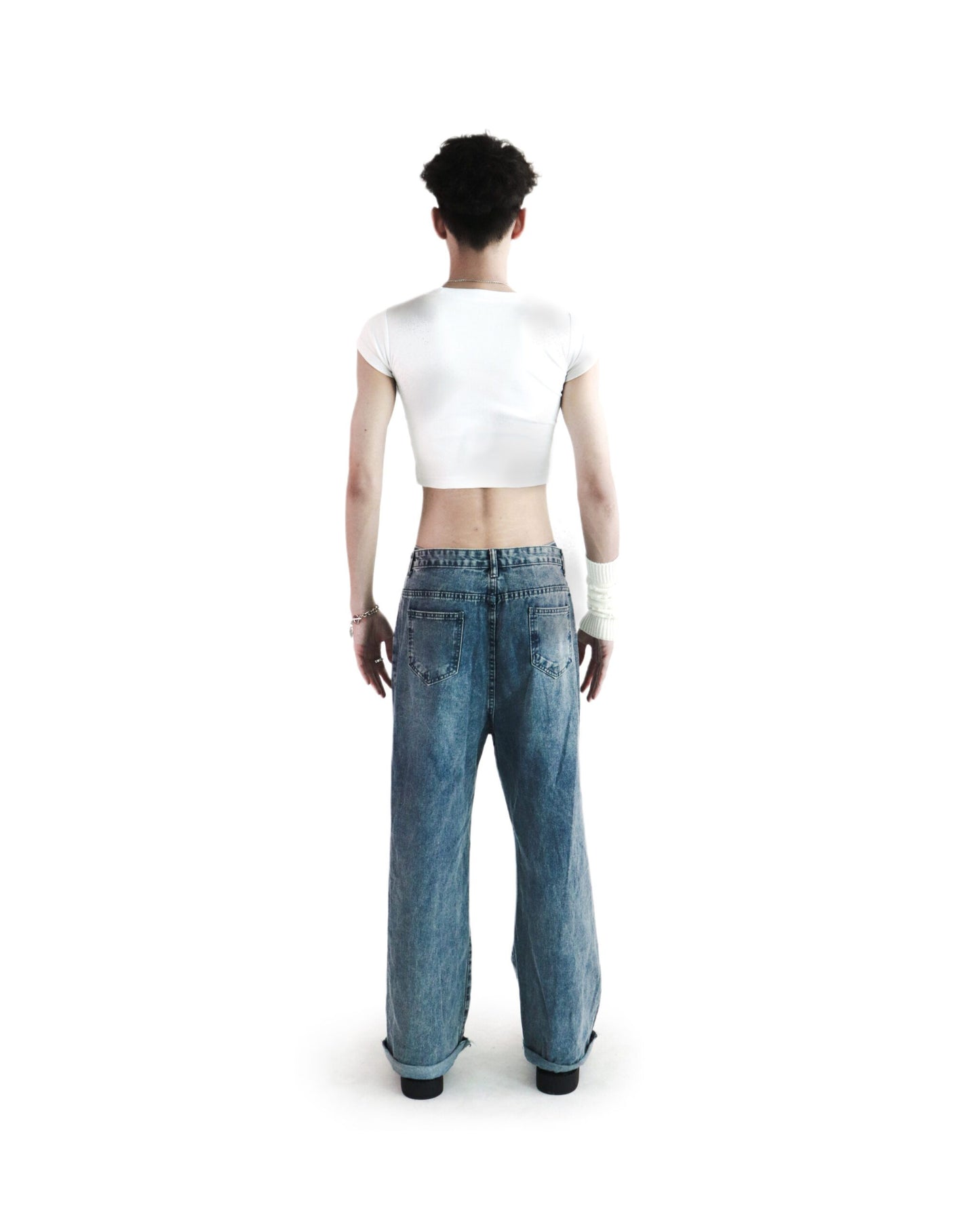 Futurekind : Sand Structure Crop Top Khaki