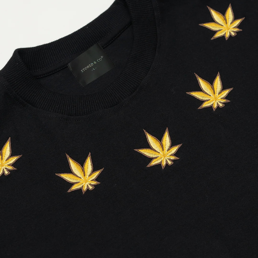Stoned&Co Golden Jade : NSA Tee Black