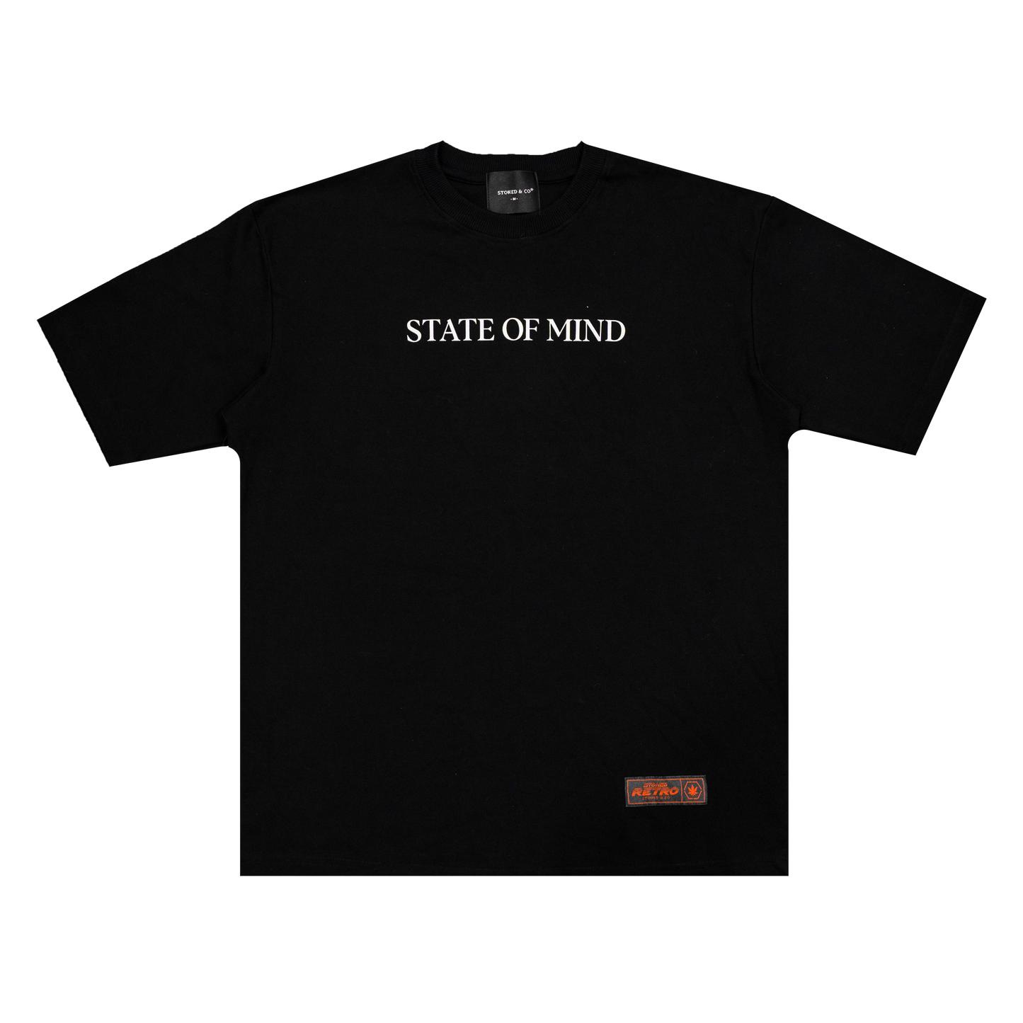Stoned&Co Stoned Retro : Intense Maple Tee Black