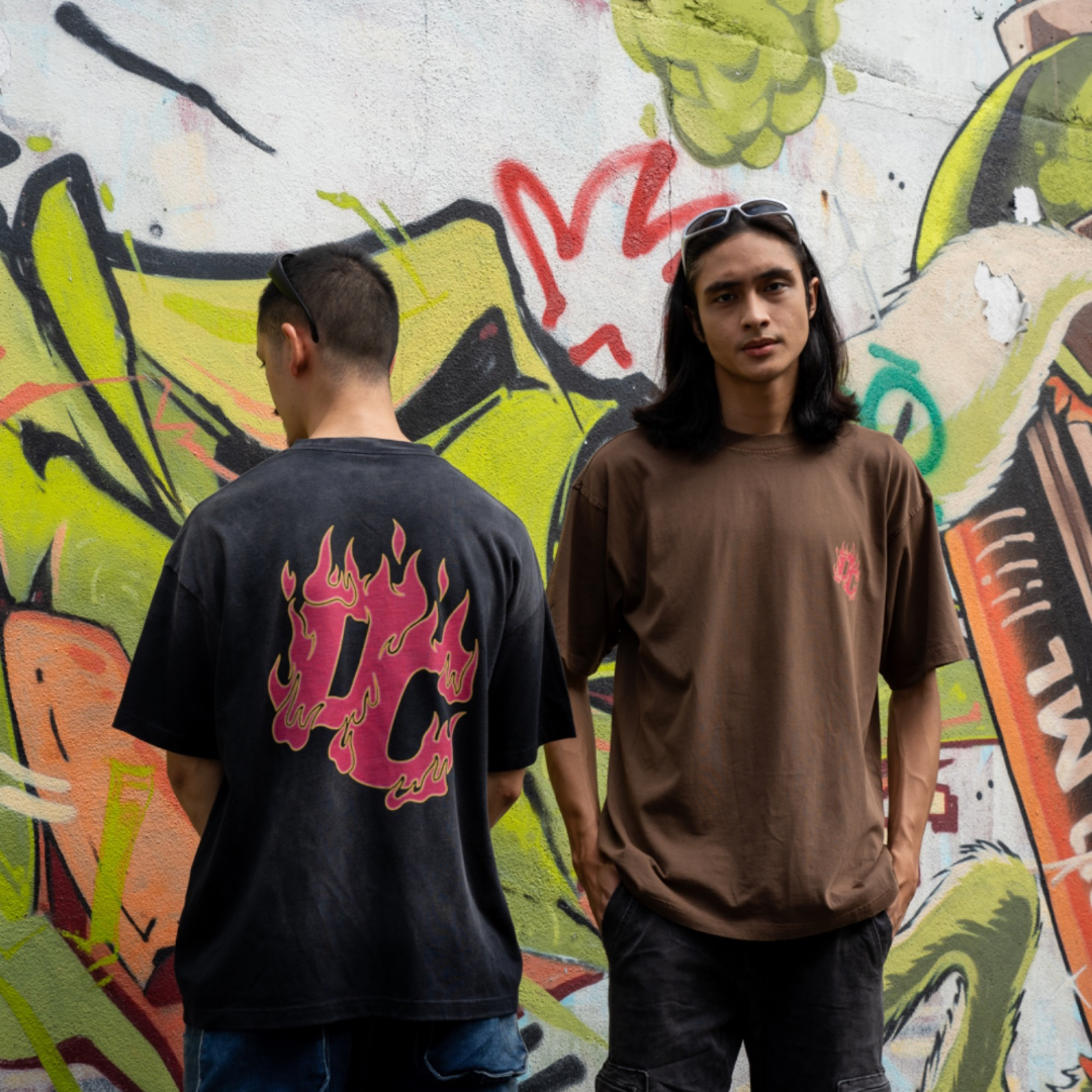 DC Clothing : Flame Oversized Tee
