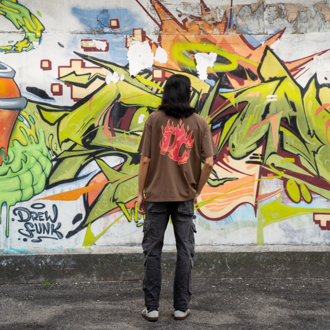 DC Clothing : Flame Oversized Tee