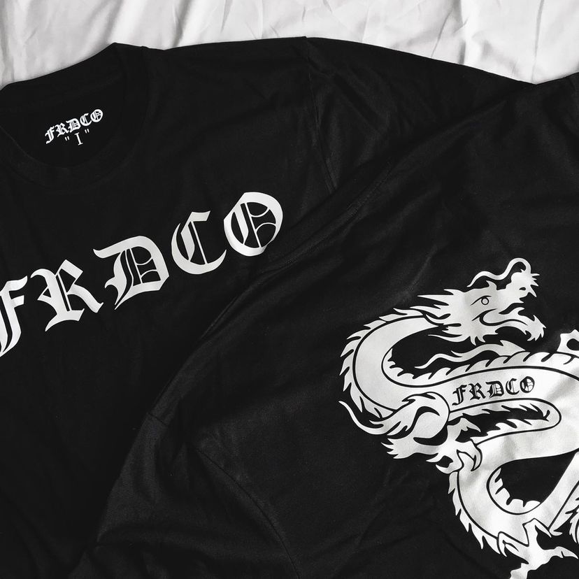 FRDCO : 3M Reflective Dragon Tee Black