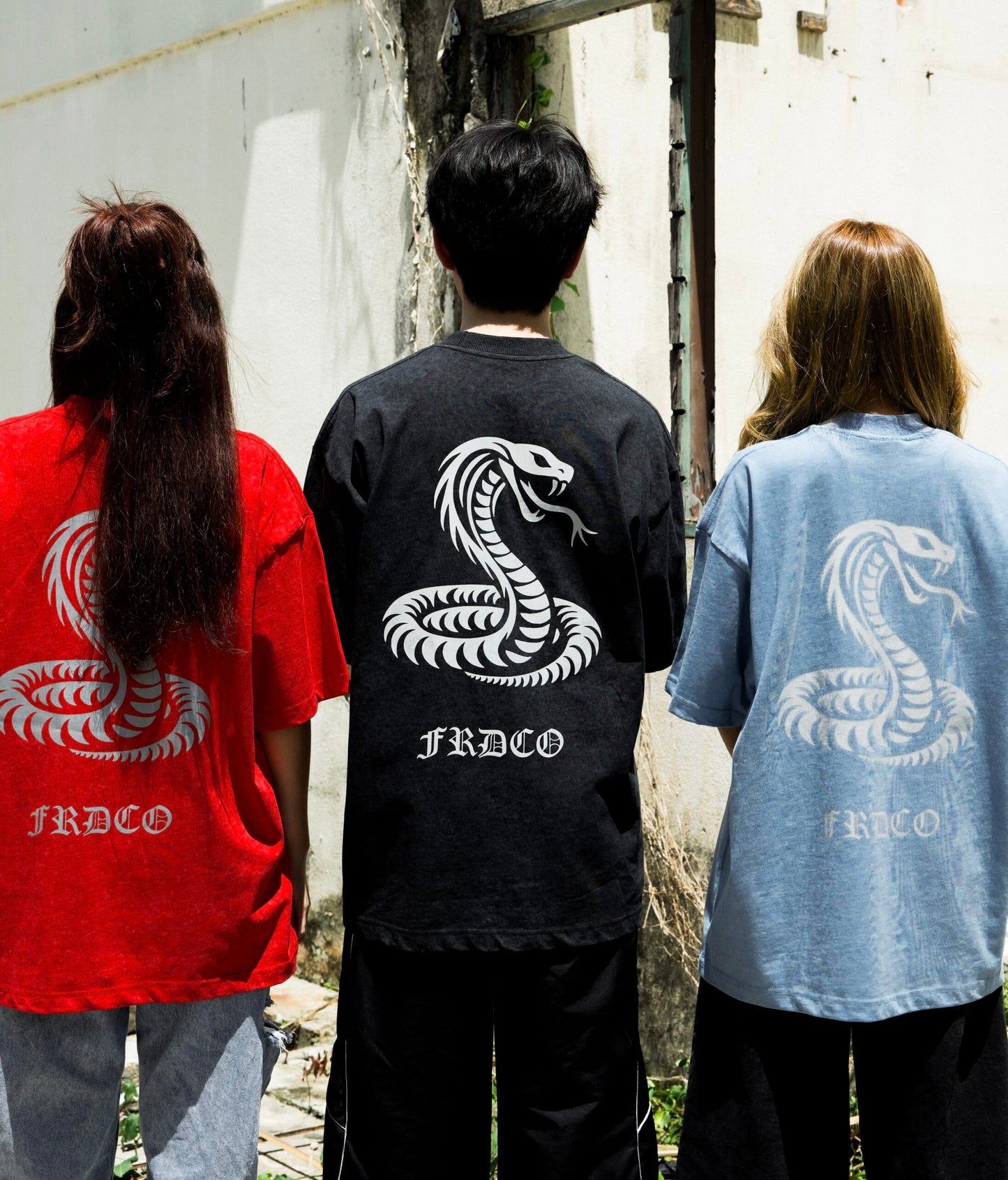 FRDCO : Reflective Snake Washed Tee