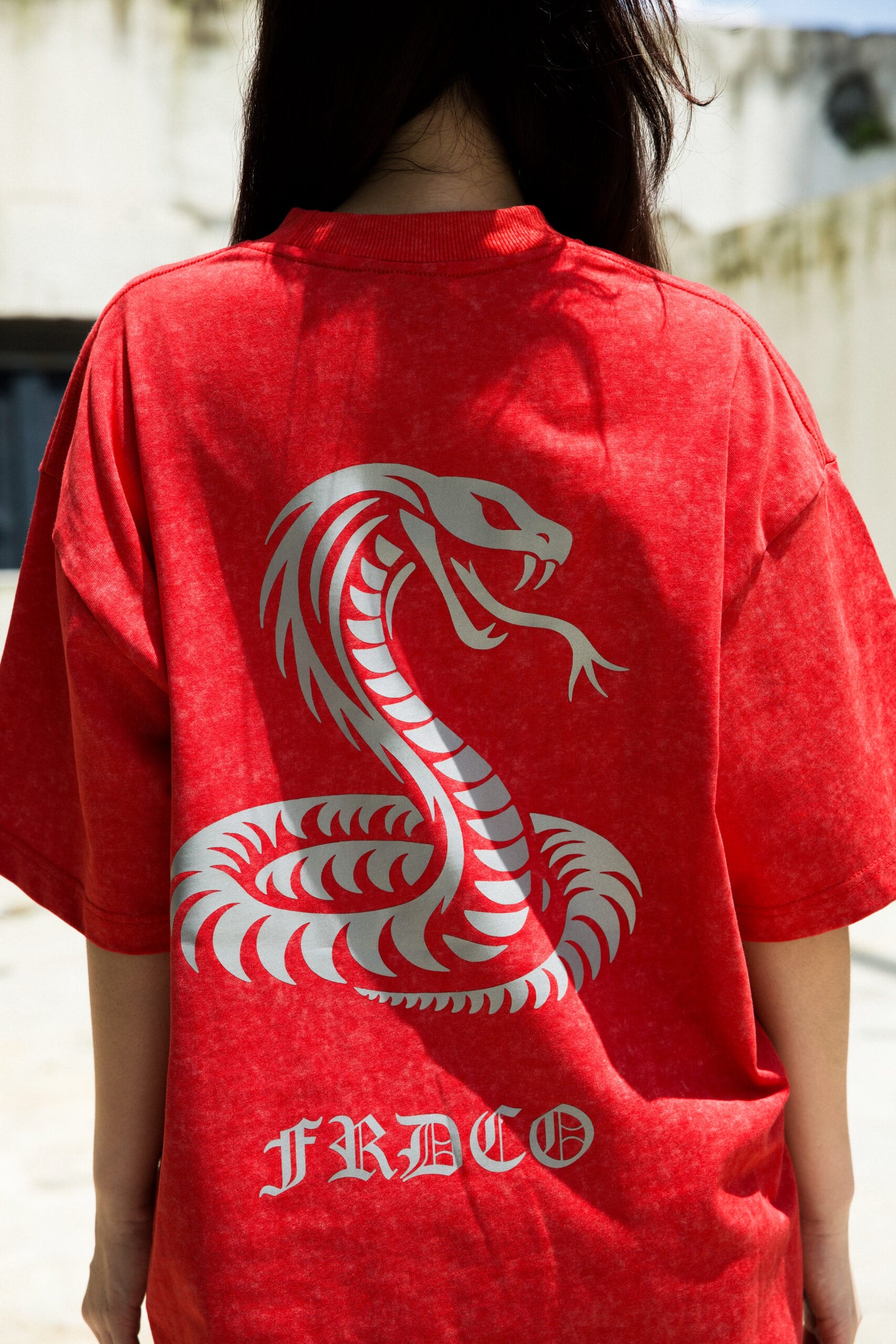 FRDCO : Reflective Snake Washed Tee