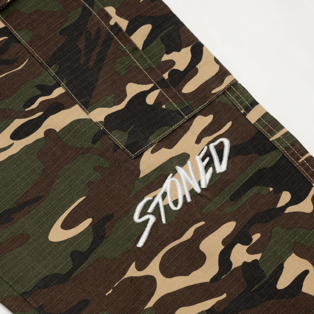 STONED BLESSED25 MILITARY CARGO PANTS