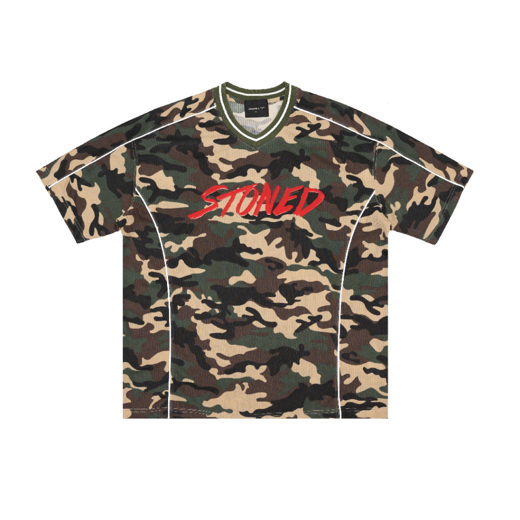 STONED BLESSED25 MILITARY JERSEY GREEN