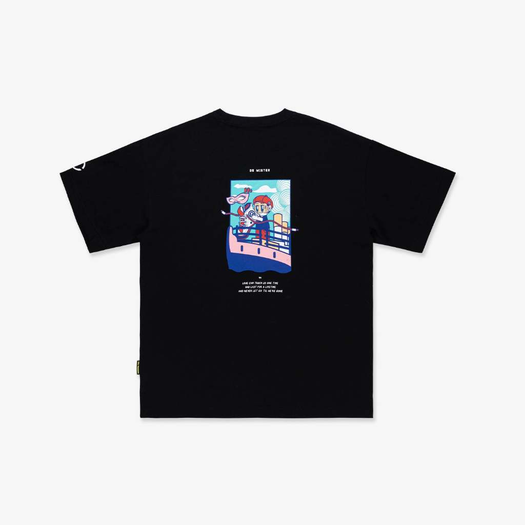 Dr Mister : Vintage Romance Broad Tee Black