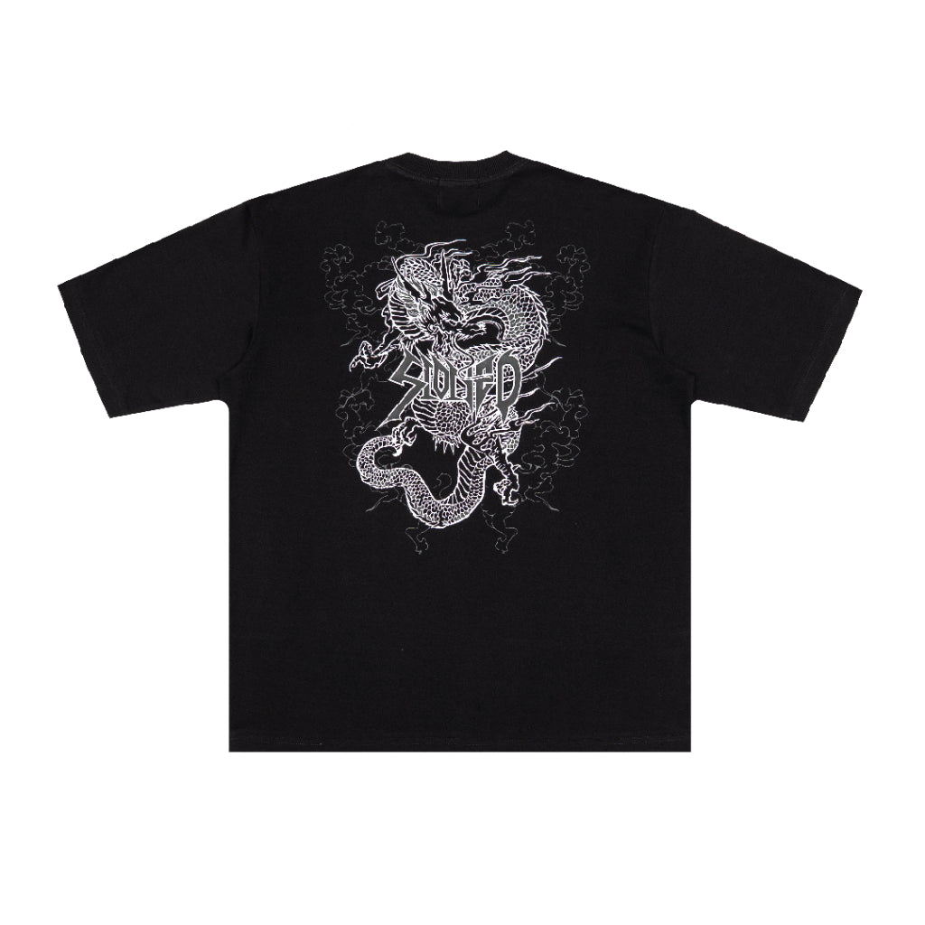 STONED BLESSED25 GENETIC NAGA TEE BLACK
