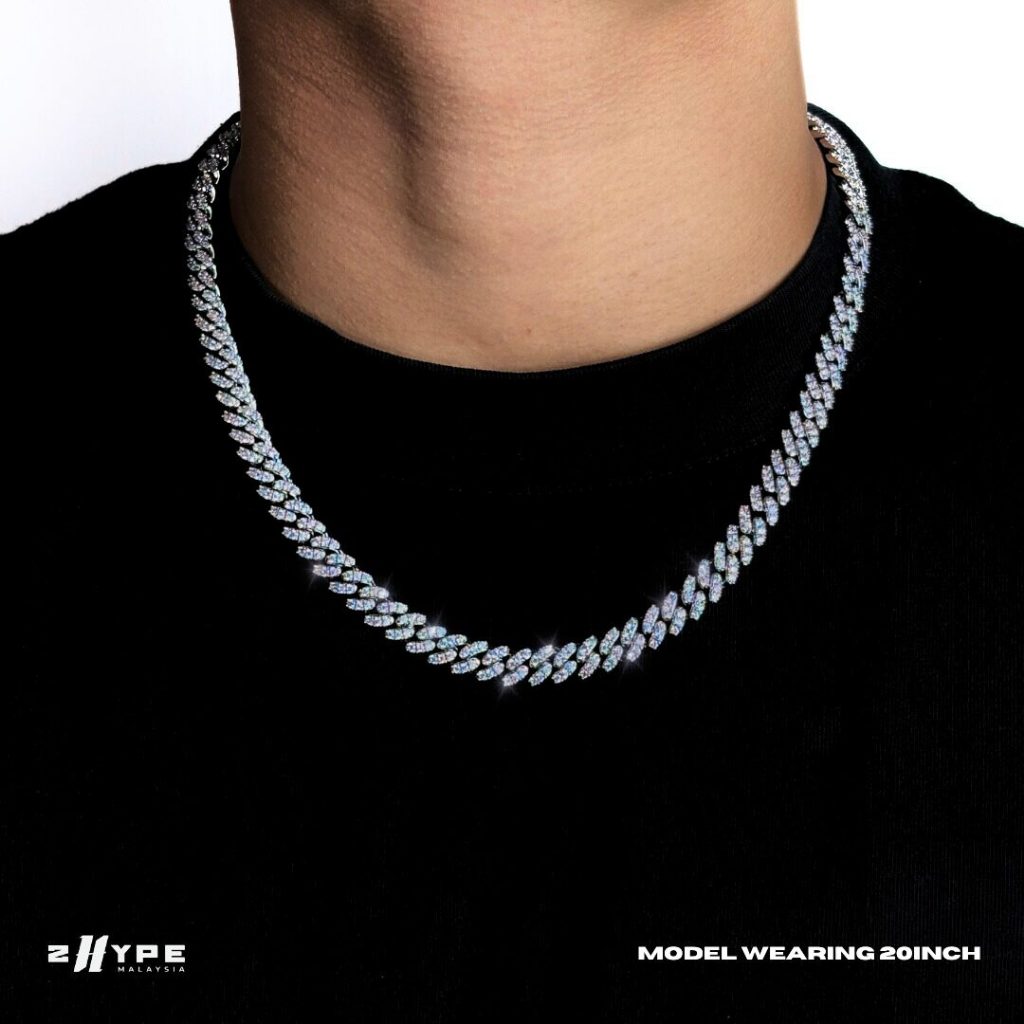 2HYPE : Iced Prong Cuban Link Chain