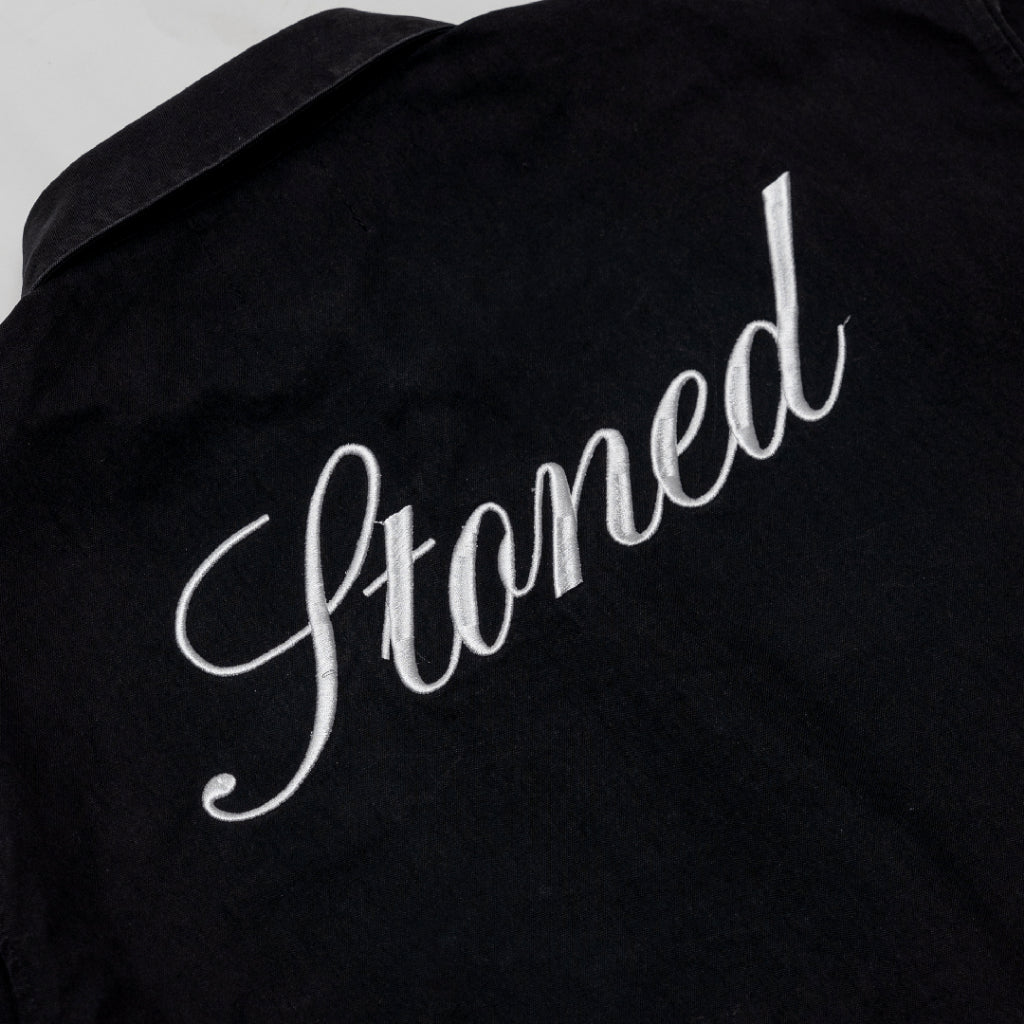 STONED BLESSED25 BLACK L/S SHIRT BLACK