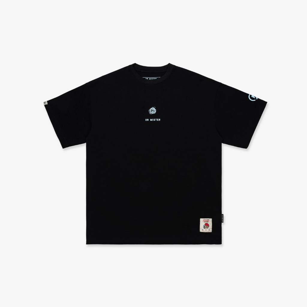 Dr Mister : Scribbles Chaotic Peace L Broad Tee Black