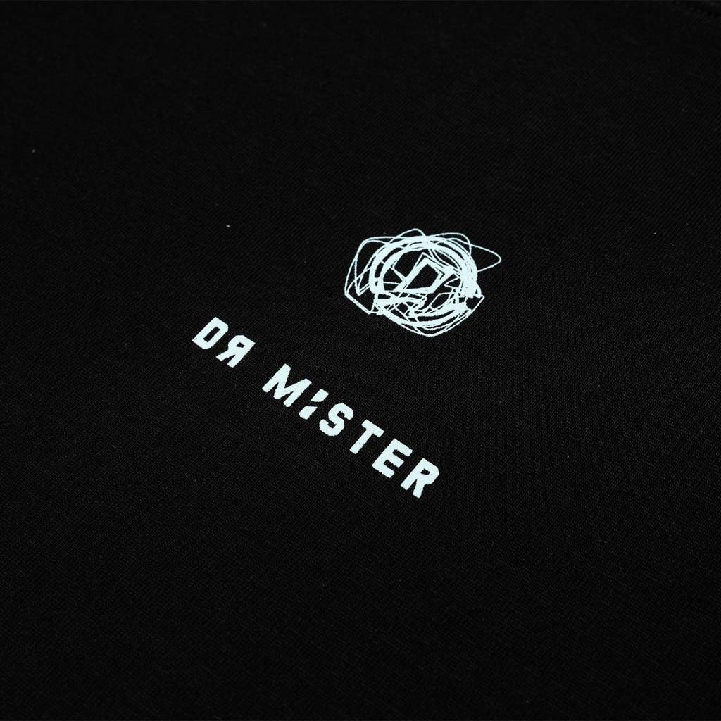 Dr Mister : Scribbles Chaotic Peace L Broad Tee Black