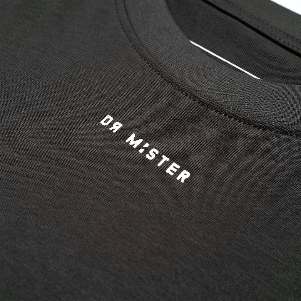 Dr Mister : Initials Chaotic Peace L Broad Tee Grey