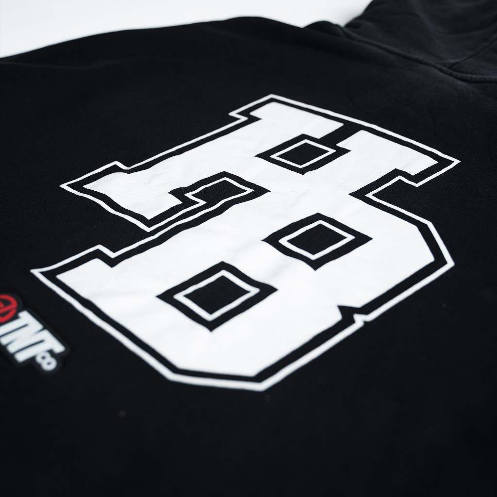 TNTCO : HB Stone Washed Hoodie Black