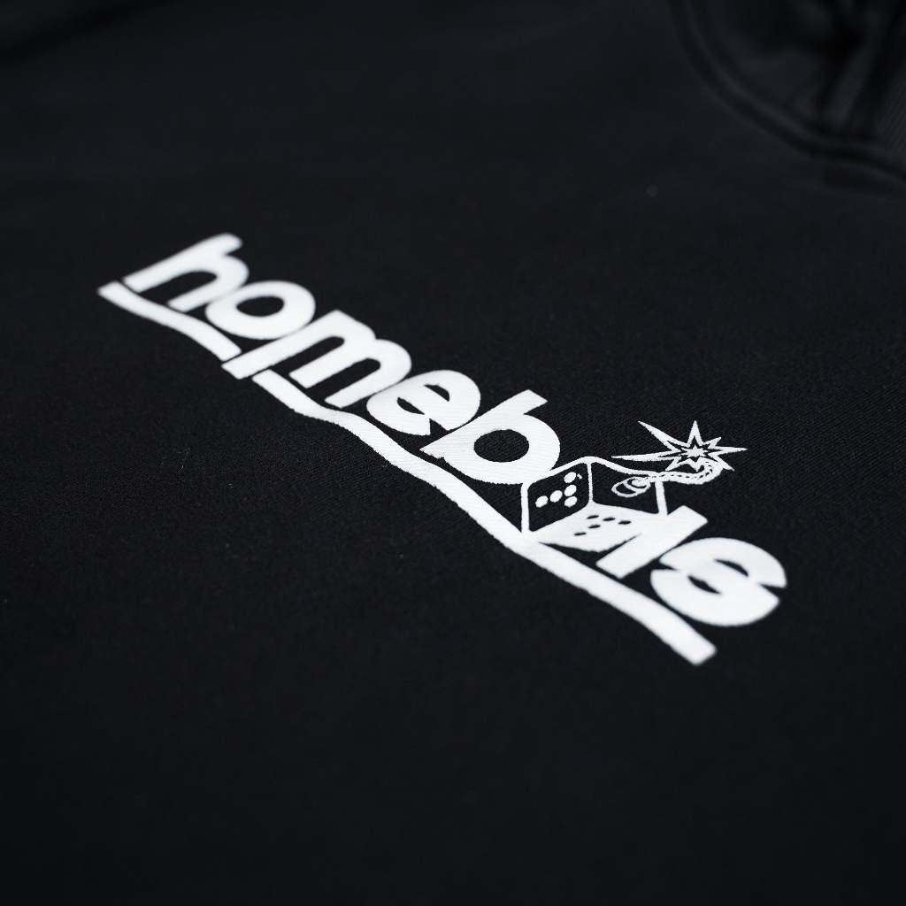 TNTCO : HB Stone Washed Hoodie Black
