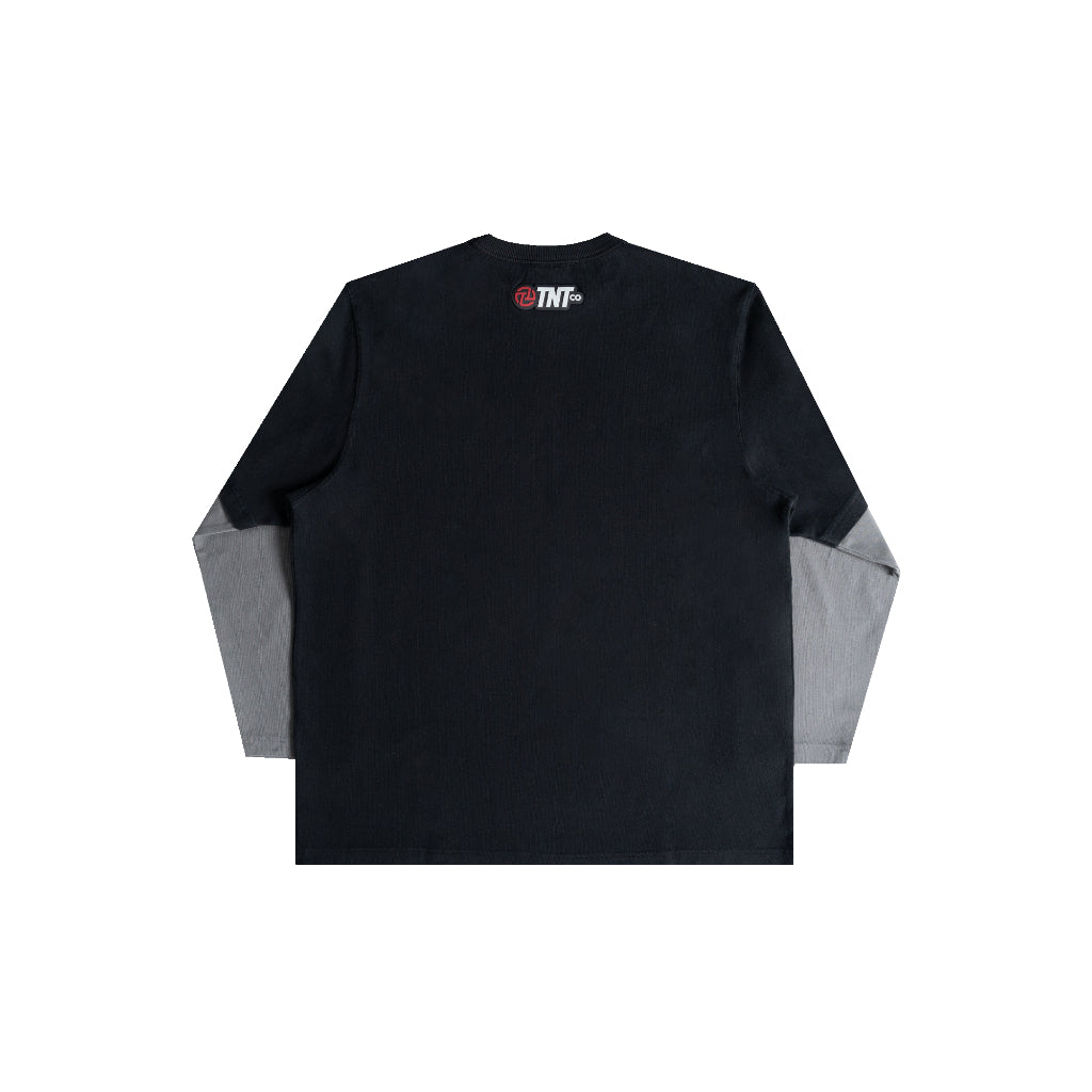 TNTCO : HB Washed Long Sleeve Black