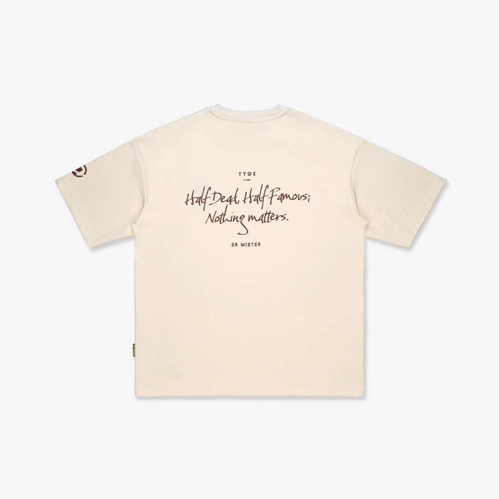 Dr Mister : Nothing Natters Heavy Broad Tee Yellow