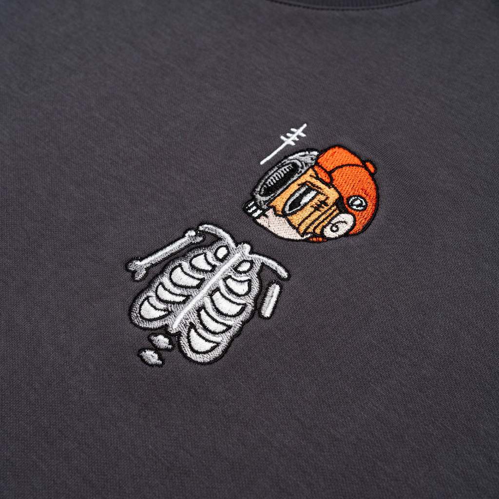 Dr Mister : Nothing Matters Heavy Broad Tee Grey