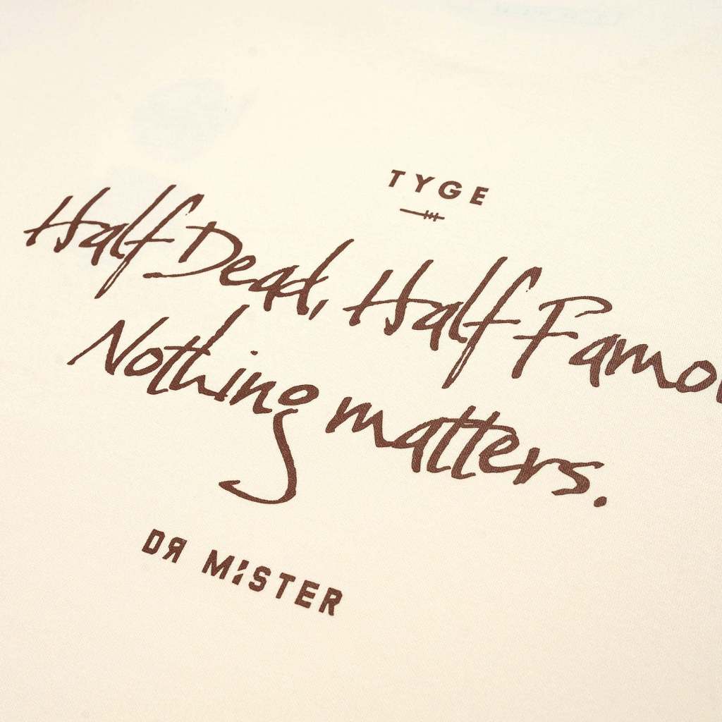 Dr Mister : Nothing Natters Heavy Broad Tee Yellow