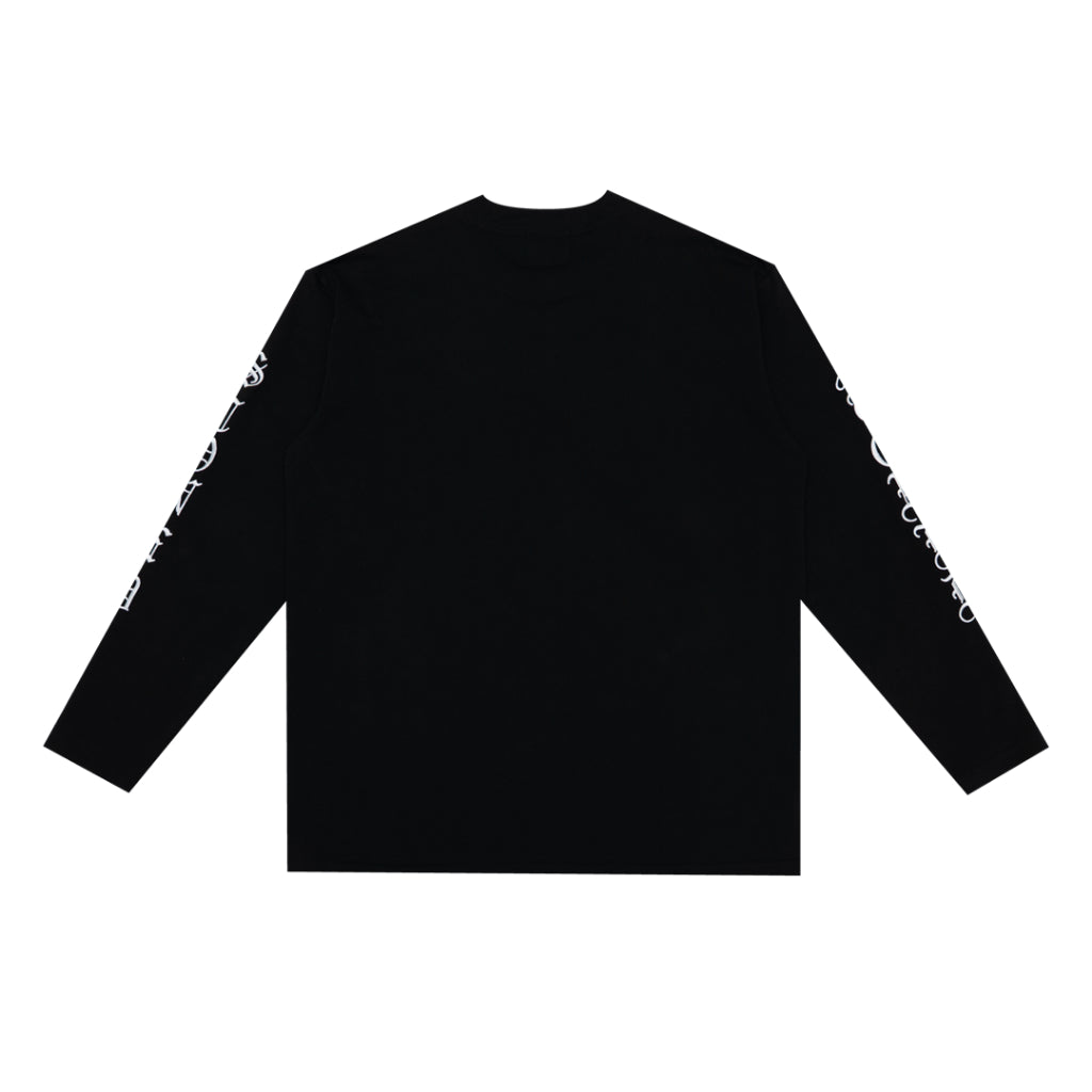 Stoned&Co WBB25 : Letter L/S Tee Black