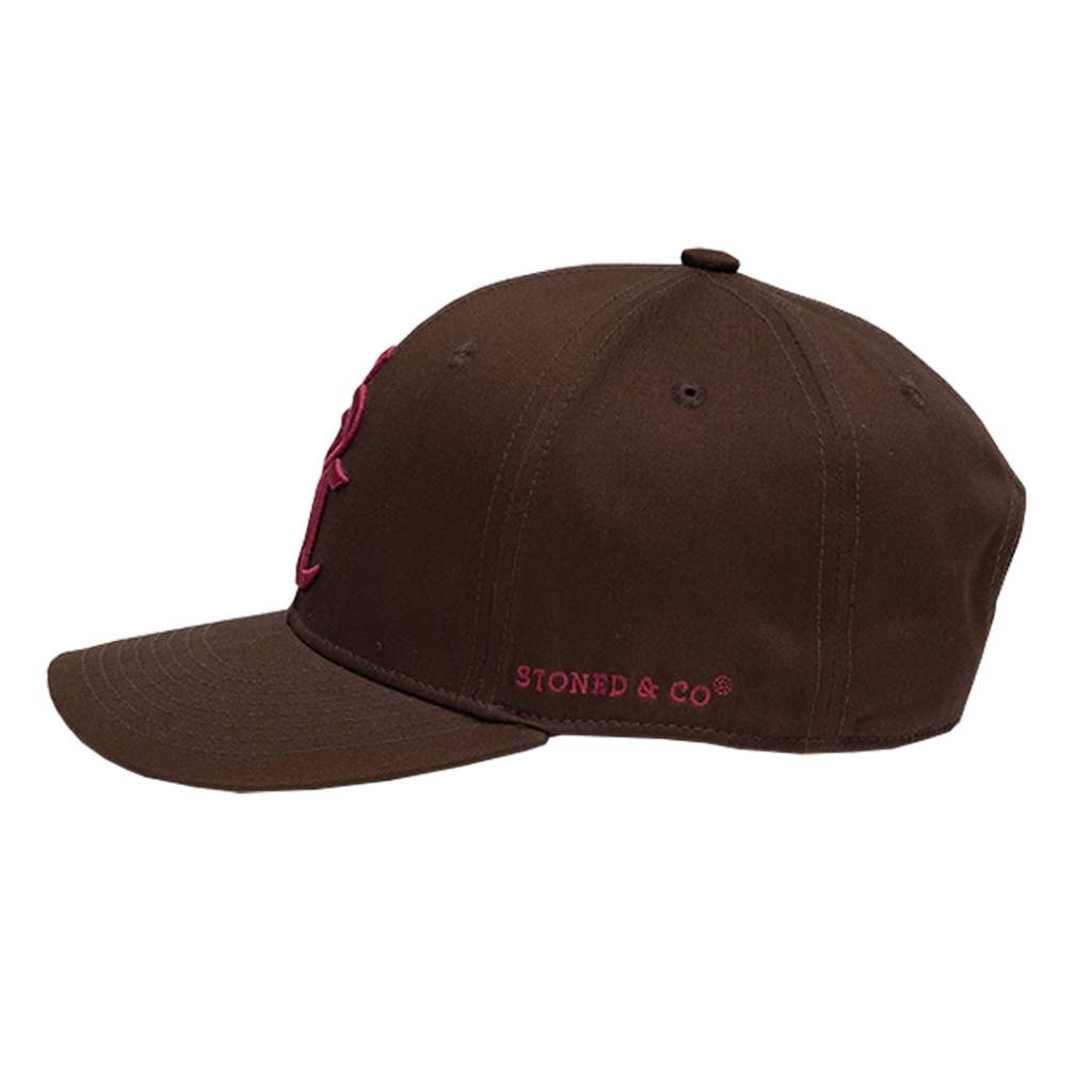 Stoned&Co WBB25 : Icon Snapback Brown