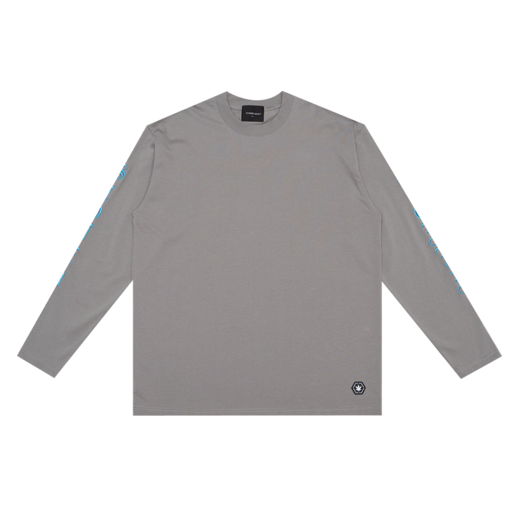 Stoned&Co WBB25 : Letter L/S Tee Grey
