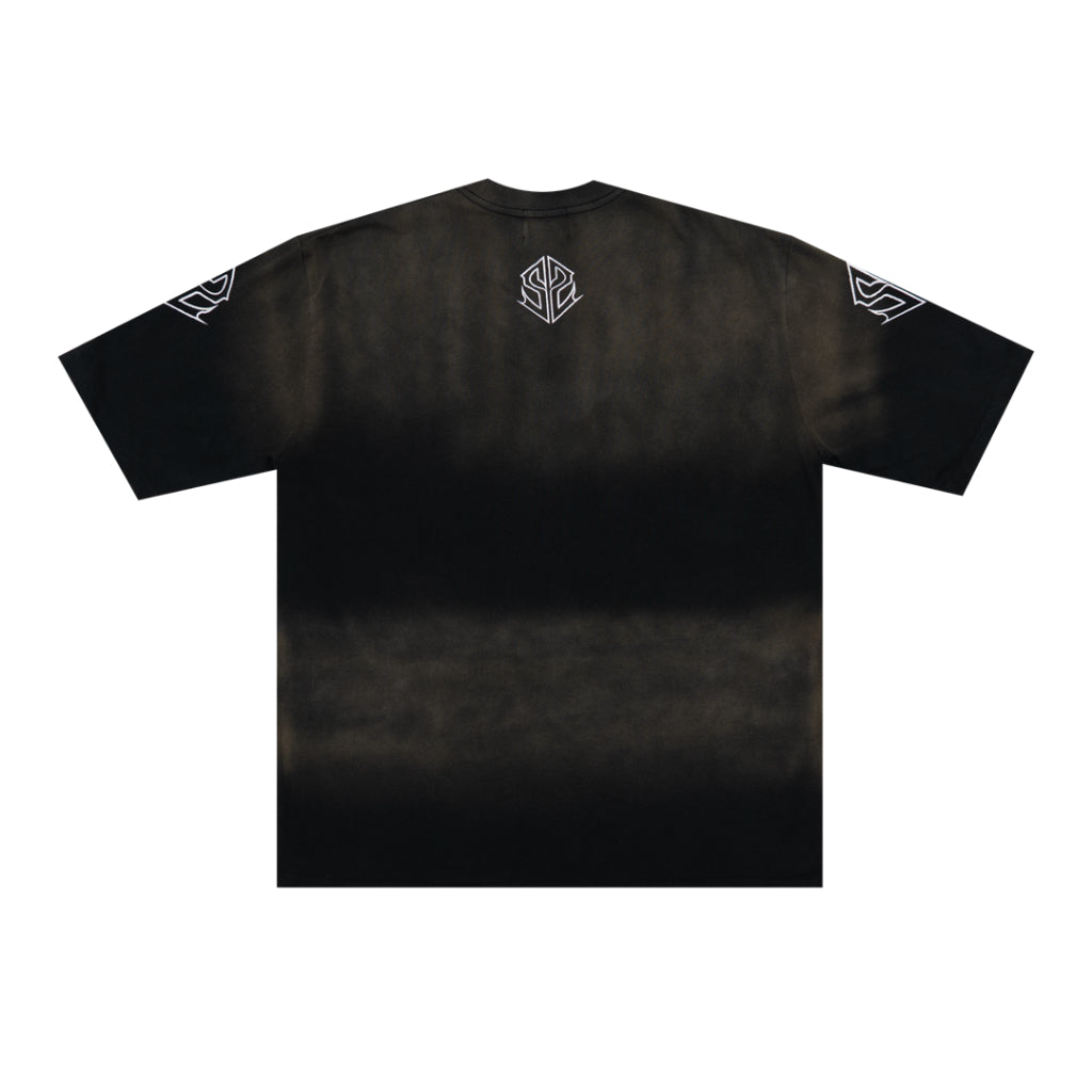 Stoned&Co WBB25 : SS Metal Tee Washed Black