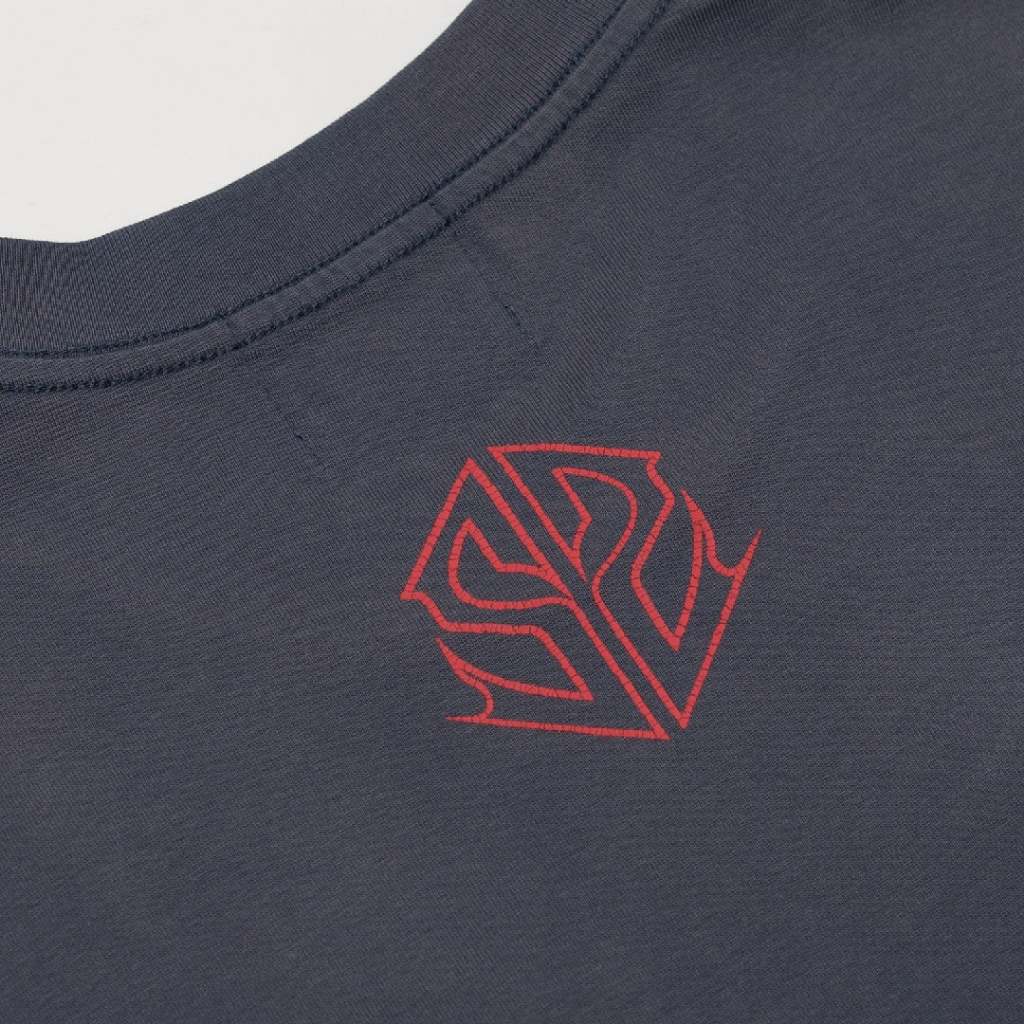Stoned&Co WBB25 : SS Metal Tee Washed Navy